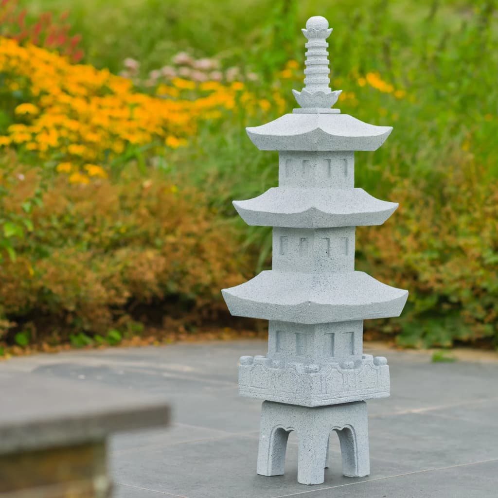 Steinlaterne Acqua Arte JAPAN PAGODE