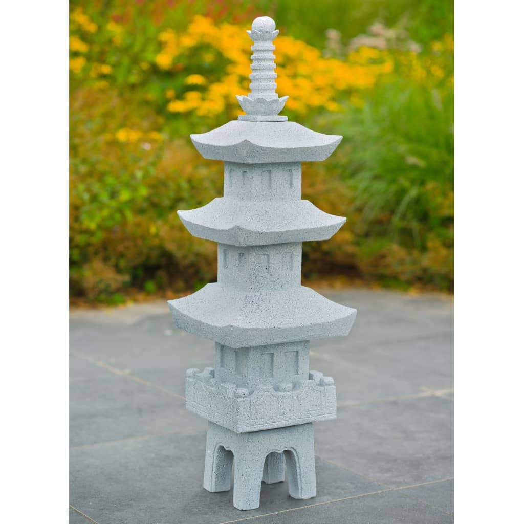Steinlaterne Acqua Arte JAPAN PAGODE
