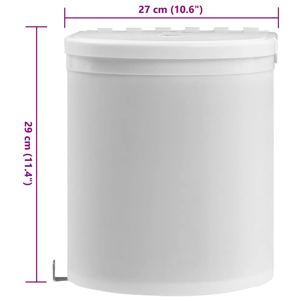 Küchen-Einbau-Mülleimer Kunststoff 8 L