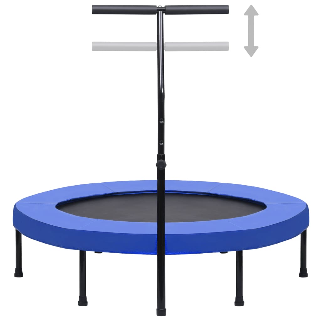 Fitness Trampolin mit Griff und Sicherheitspolster 122 cm