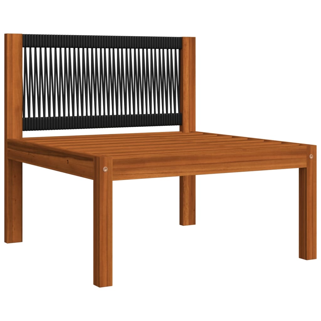 10-tlg. Garten-Lounge-Set mit Kissen Cremeweiß Massivholz Akazie