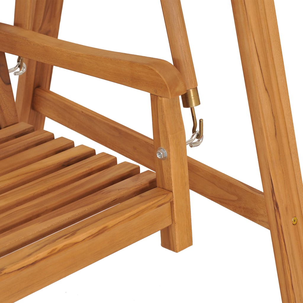 Hollywoodschaukel 170 cm Massivholz Teak