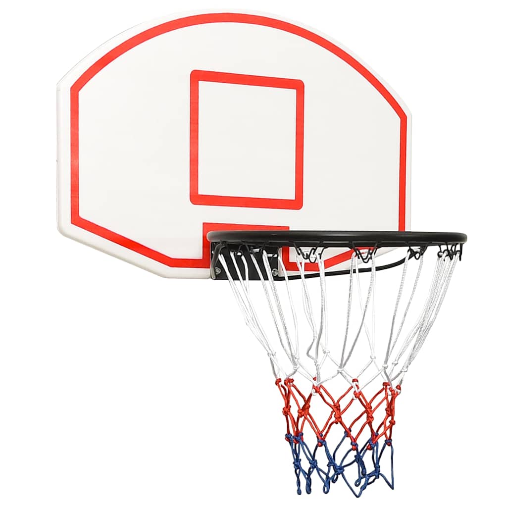 Basketballkorb Weiß 71x45x2 cm Polyethylen-oceanien.ch