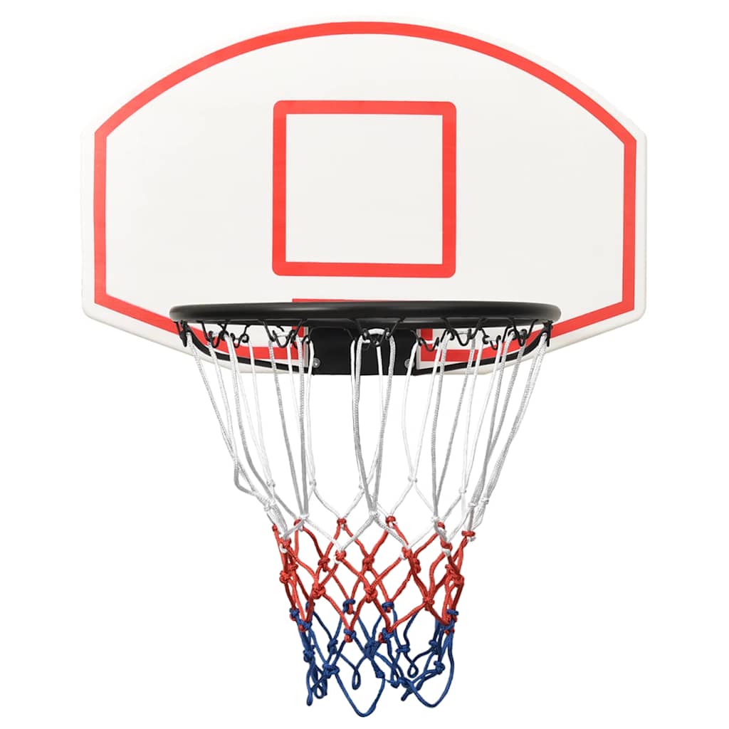 Basketballkorb Weiß 71x45x2 cm Polyethylen-oceanien.ch
