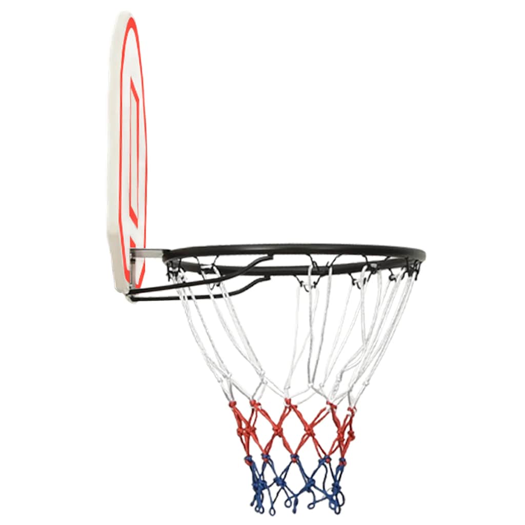 Basketballkorb Weiß 71x45x2 cm Polyethylen-oceanien.ch