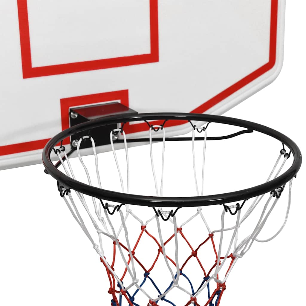 Basketballkorb Weiß 71x45x2 cm Polyethylen-oceanien.ch