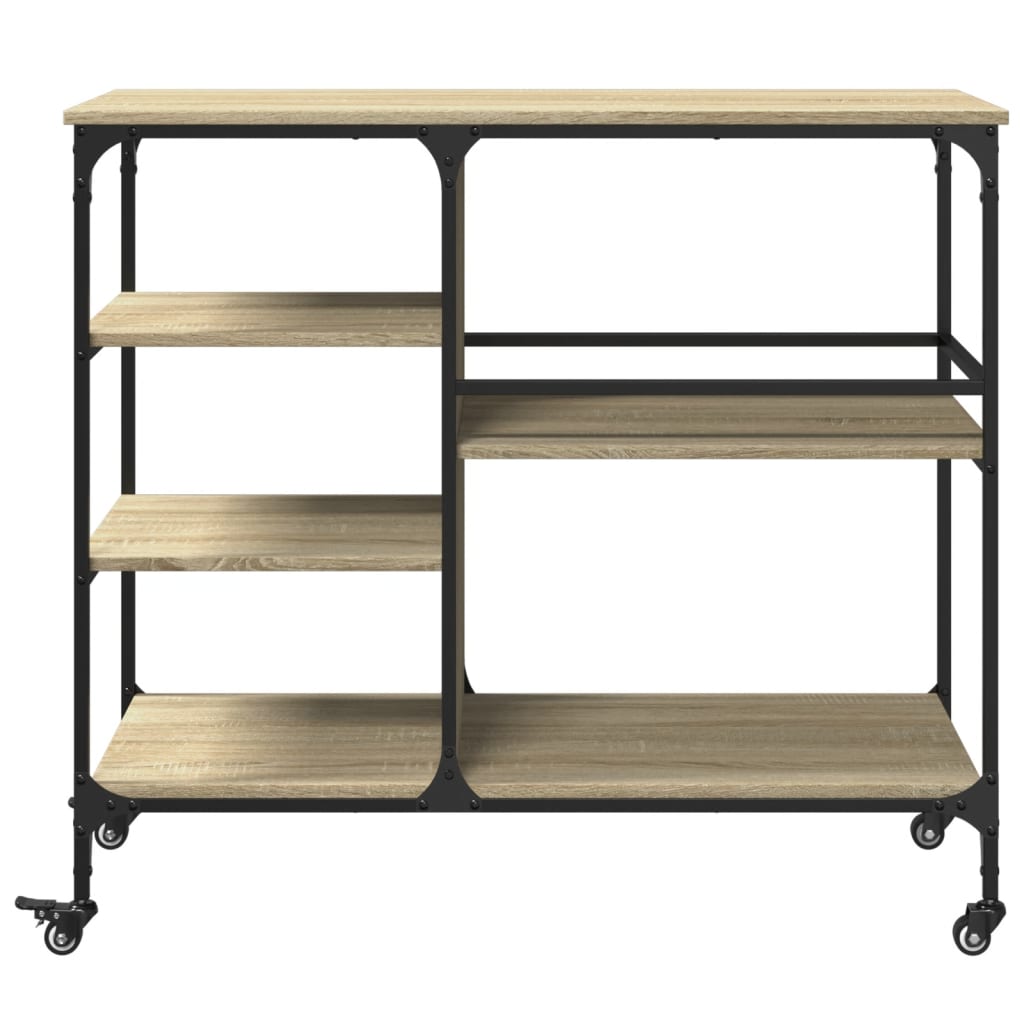 Küchenwagen Sonoma-Eiche 100x45x89,5 cm Holzwerkstoff-oceanien.ch