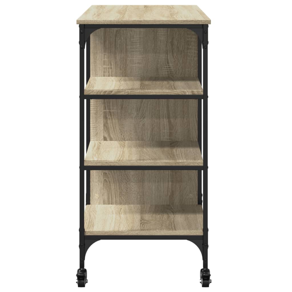 Küchenwagen Sonoma-Eiche 100x45x89,5 cm Holzwerkstoff-oceanien.ch