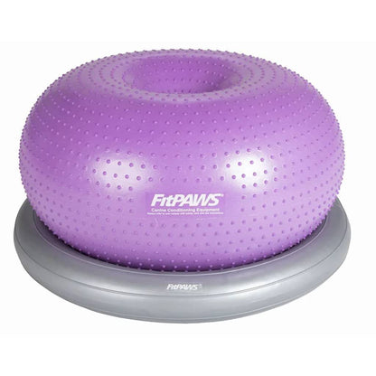 Fitnessball für Hunde TRAX Donut 55 cm Lila