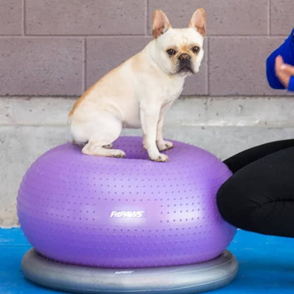 Fitnessball für Hunde TRAX Donut 55 cm Lila