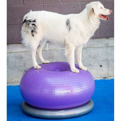 Fitnessball für Hunde TRAX Donut 55 cm Lila