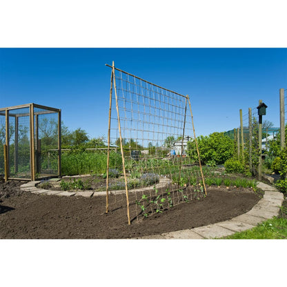 Ranknetz für Kletterpflanzen Jute 1x3 m Natur
