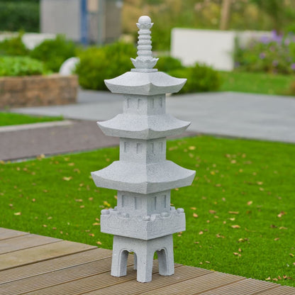 Steinlaterne Acqua Arte JAPAN PAGODE