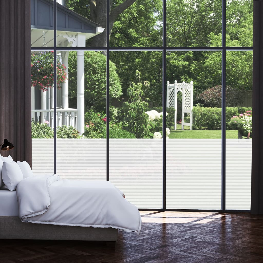 Fensterfolie Matt Streifen-Design 0,9x10 m PVC