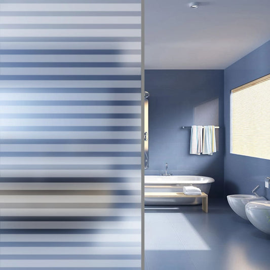 Fensterfolie Matt Streifen-Design 0,9x10 m PVC