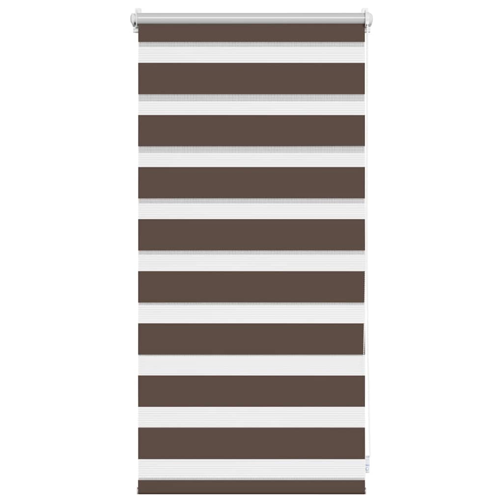 Doppelrollo 40 x 100 cm Kaffeebraun
