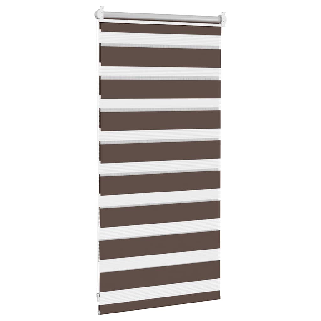 Doppelrollo 40 x 100 cm Kaffeebraun