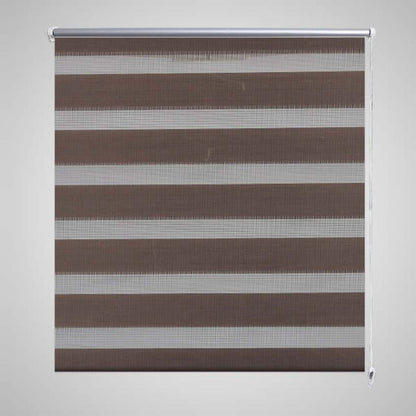Doppelrollo 40 x 100 cm Kaffeebraun