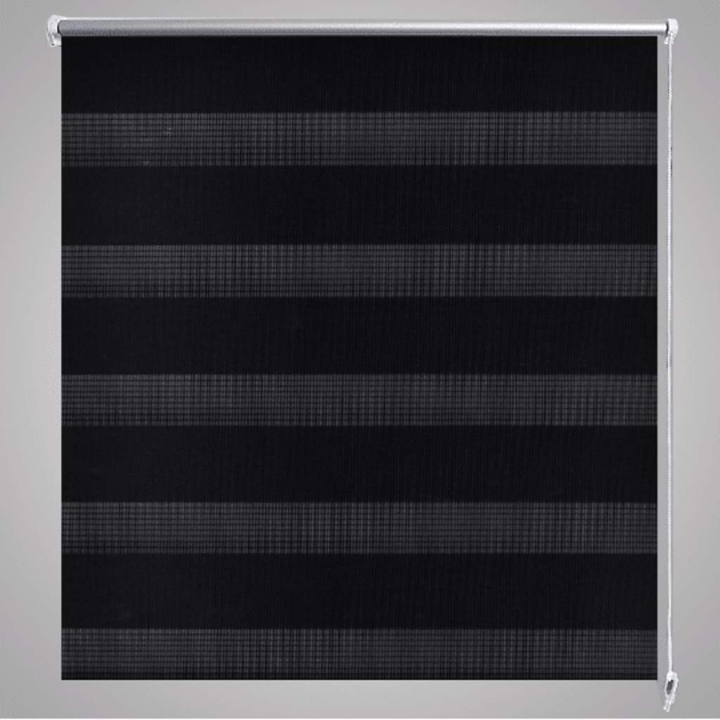 Doppelrollo Seitenzug Duo Rollo 100 x 175 cm schwarz