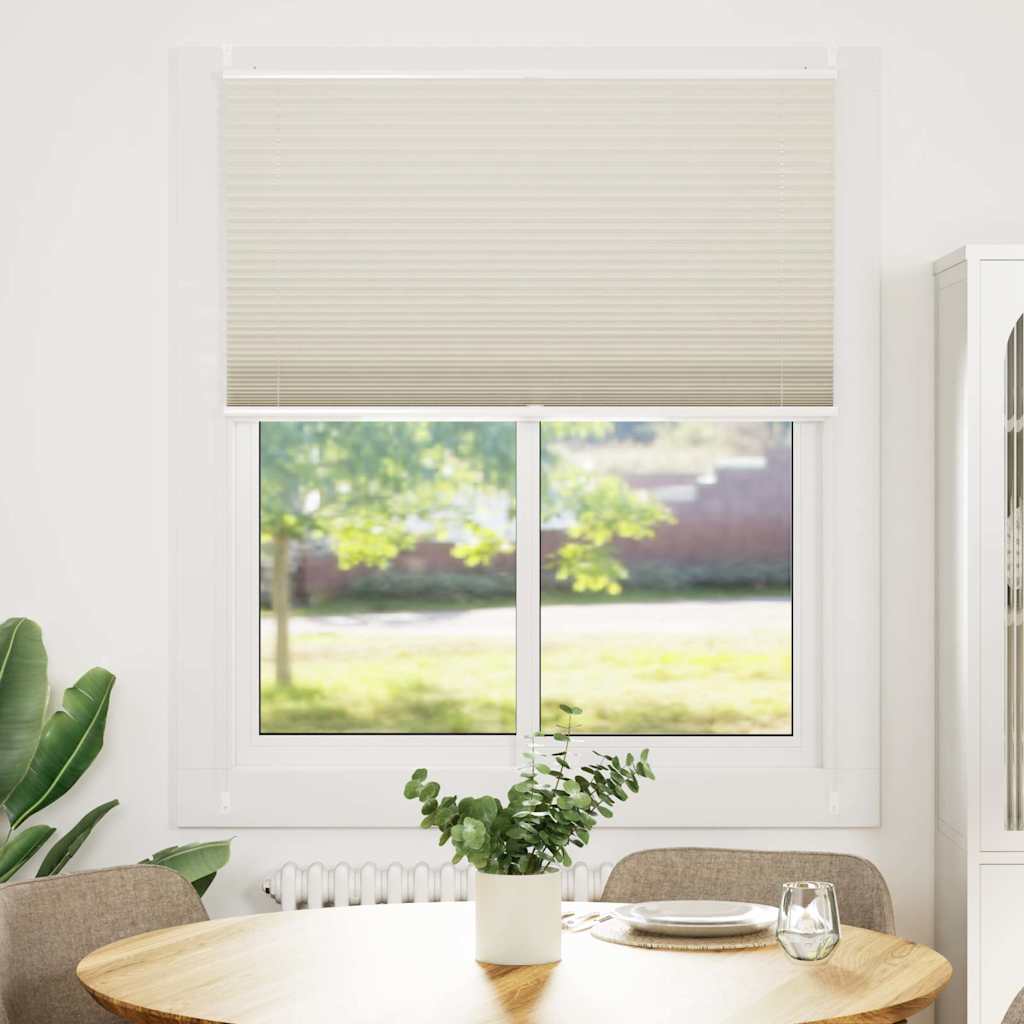 Plissee Faltrollo Rollo Plisseerollo 110x100cm Creme