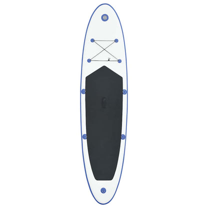 SUP-Board Aufblasbar Blau und Weiß