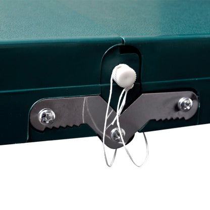 Campingtisch mit 4 Hockern Klappbar Aluminium Extra Leicht Grün