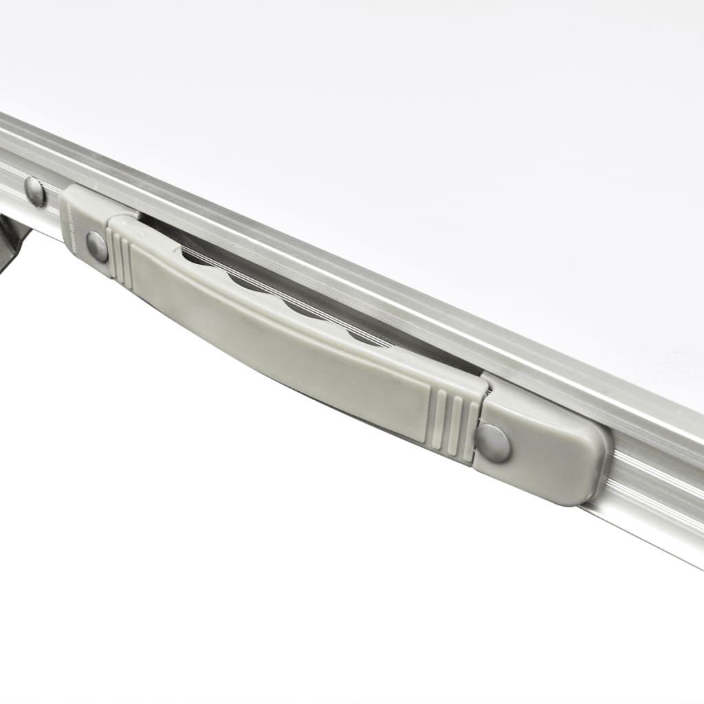 Campingtisch zusammenklappbar höhenverstellbar Aluminium 180 x 60 cm