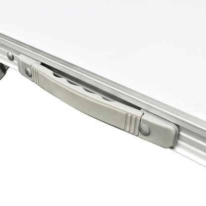 Campingtisch zusammenklappbar höhenverstellbar Aluminium 180 x 60 cm
