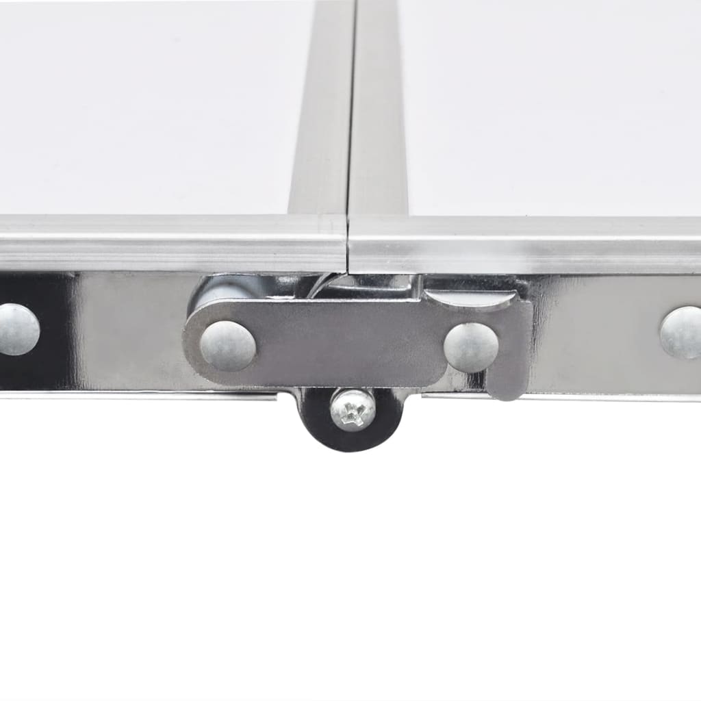 Campingtisch mit 4 Hockern Klappbar Höhenverstellbar 120x60 cm