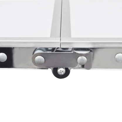 Campingtisch mit 4 Hockern Klappbar Höhenverstellbar 120x60 cm
