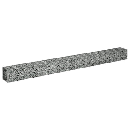 Gabionen-Hochbeet Verzinkter Stahl 360×30×30 cm