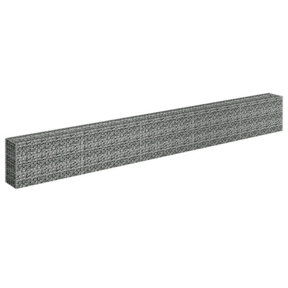 Gabionen-Hochbeet Verzinkter Stahl 450×30×60 cm