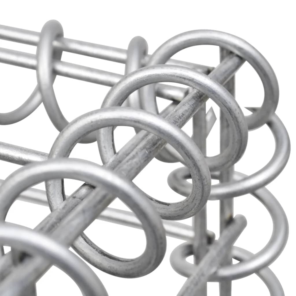 Gabionen-Hochbeet Verzinkter Stahl 450×30×60 cm