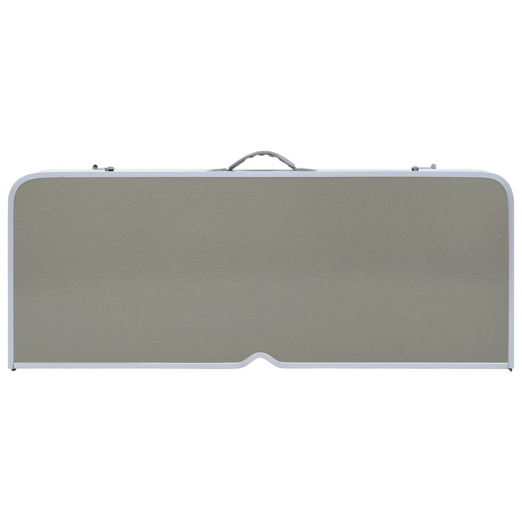Klappbarer Campingtisch mit 4 Sitzen Stahl Aluminium