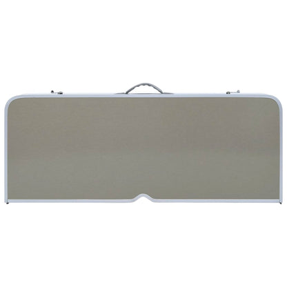 Klappbarer Campingtisch mit 4 Sitzen Stahl Aluminium