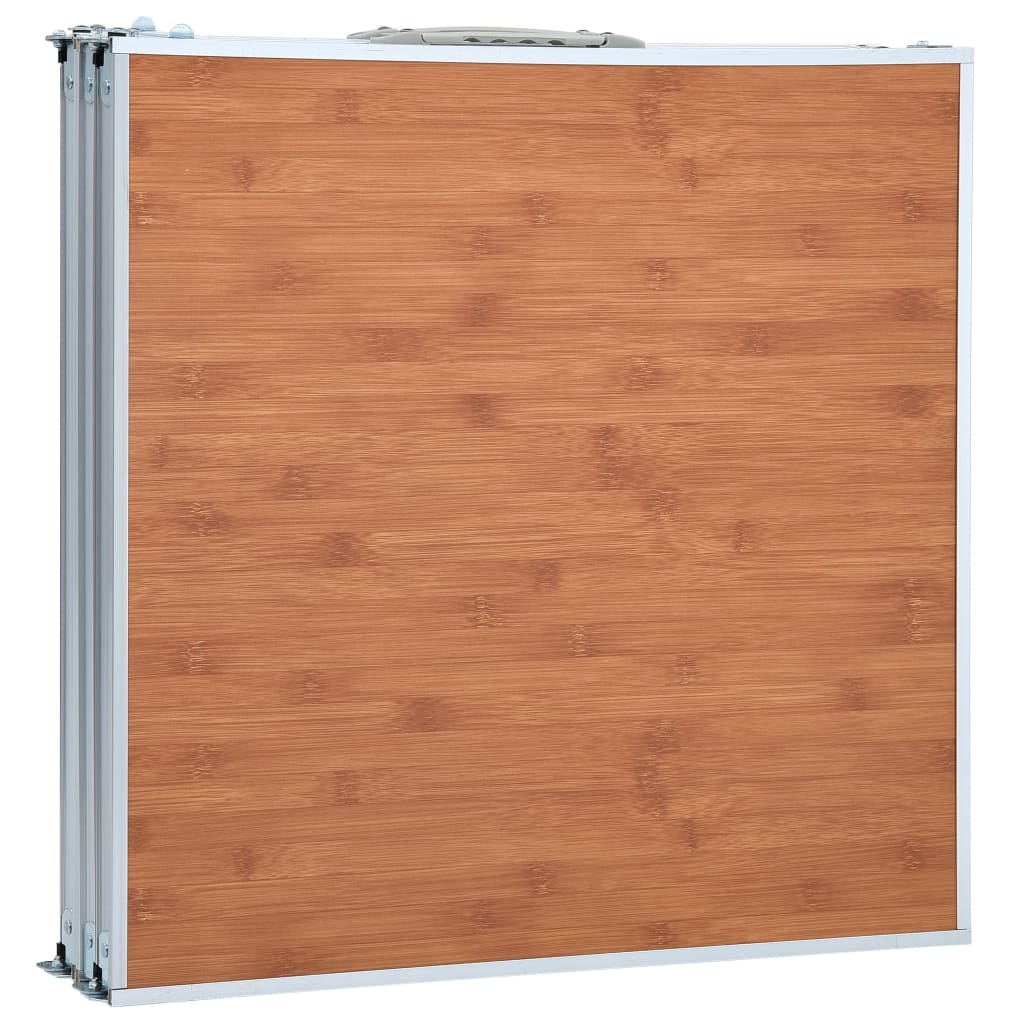 Klappbarer Campingtisch Aluminium 180 x 60 cm