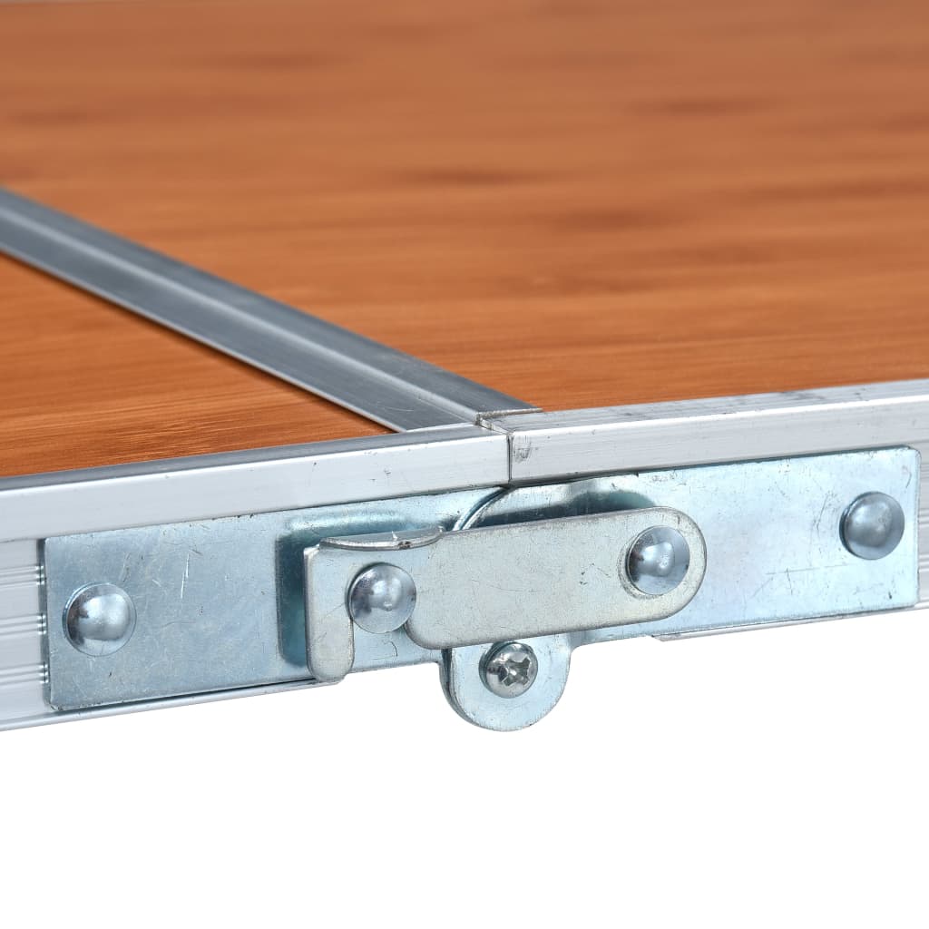 Klappbarer Campingtisch Aluminium 180 x 60 cm