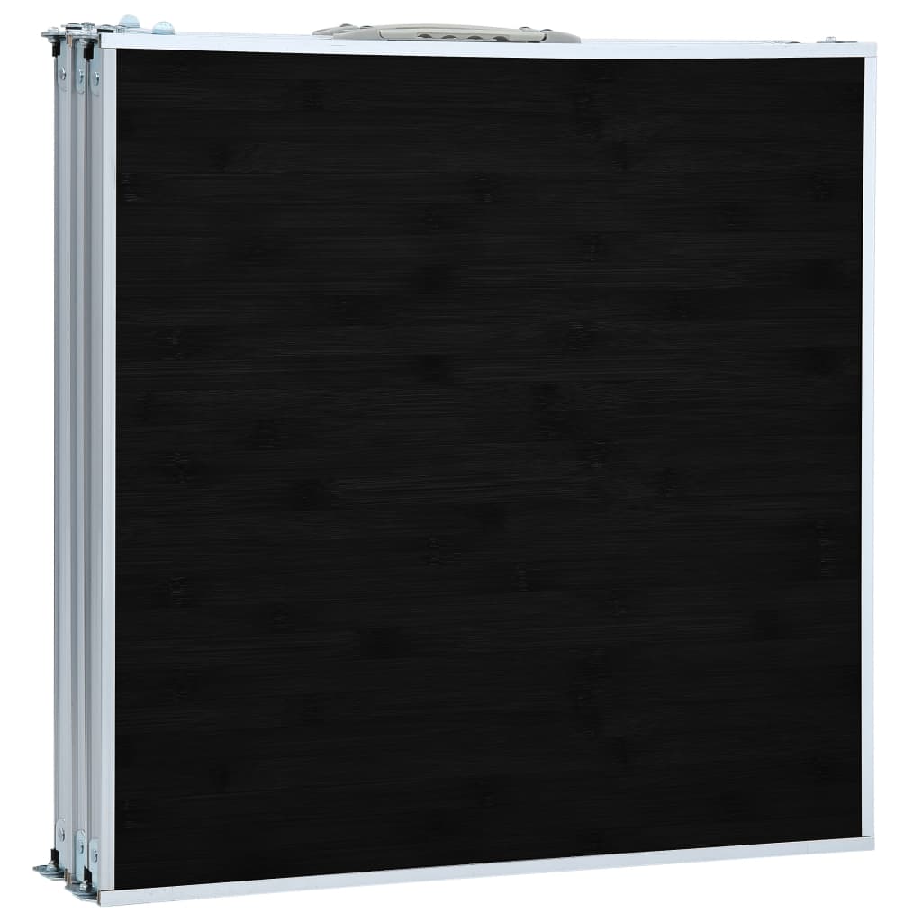 Klappbarer Campingtisch Grau Aluminium 180 x 60 cm