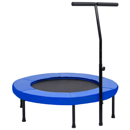 Fitness Trampolin mit Griff und Sicherheitspolster 102 cm