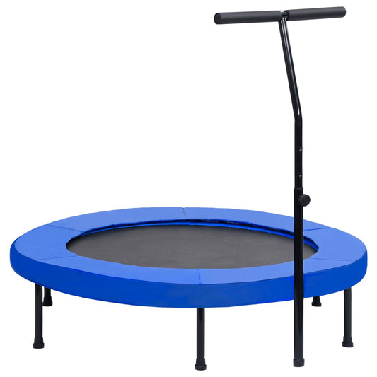 Fitness Trampolin mit Griff und Sicherheitspolster 122 cm