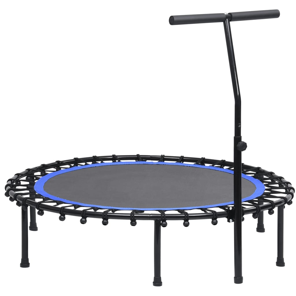 Fitness Trampolin mit Griff und Sicherheitspolster 122 cm