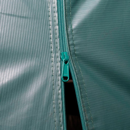 Weidezelt PVC 550 g/m² 3,3×3,2 m Dunkelgrün