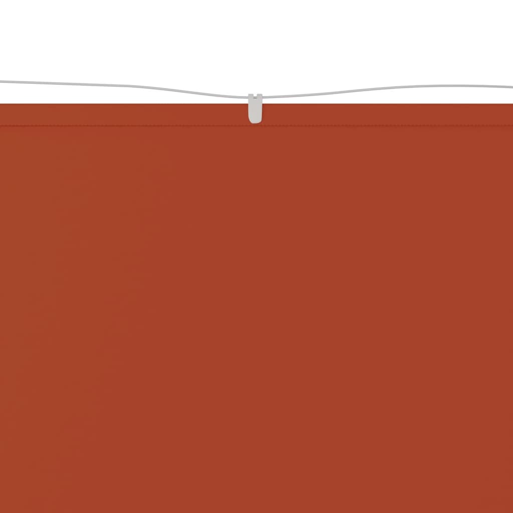 Senkrechtmarkise Terrakotta 180x1200 cm Oxford-Gewebe