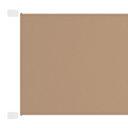 Senkrechtmarkise Taupe 100x360 cm Oxford-Gewebe