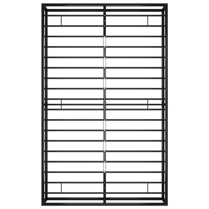 Bettgestell Schwarz Metall 120x200 cm