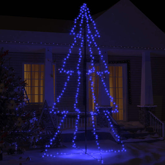 Weihnachtsbaum in Kegelform 360 LEDs Indoor Outdoor 143x250 cm