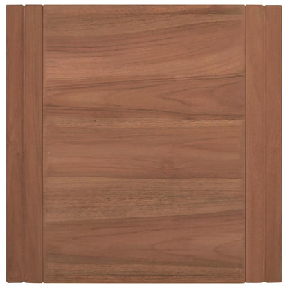 Wand-Badregal 45x45x35 cm Massivholz Teak
