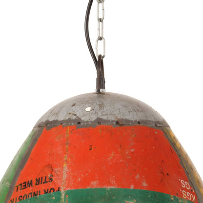 Hängelampe Industrie-Stil 25 W Mehrfarbig Rund 42 cm E27