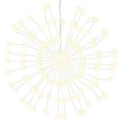 Weihnachtsbeleuchtung Feuerwerk 140 LEDs Warmweiß 17 cm