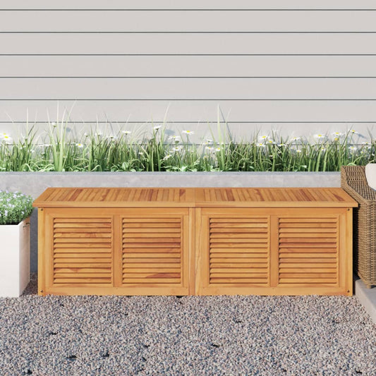 Gartenbox mit Beutel 175x50x53 cm Massivholz Teak